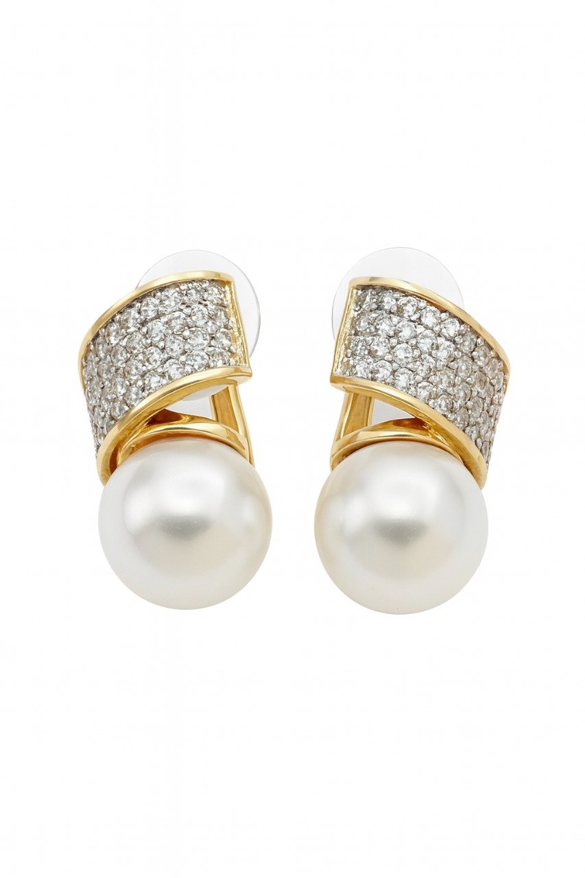 Radiant Luxe Pearl Drop Earrings