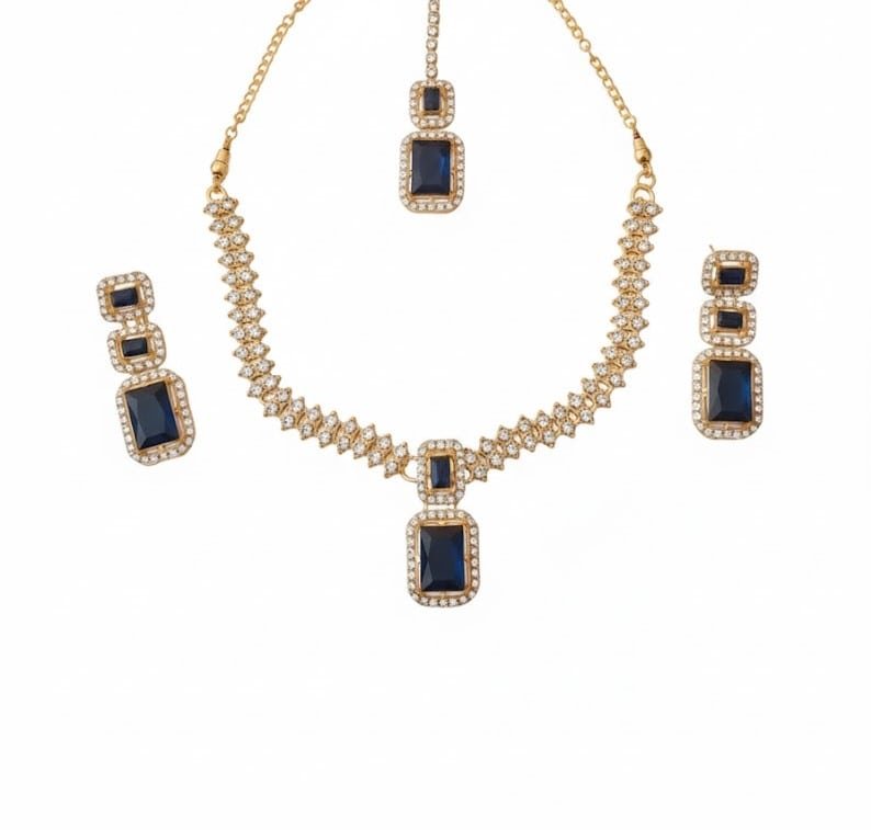 Royal Sapphire Jewelry Set - Image 4