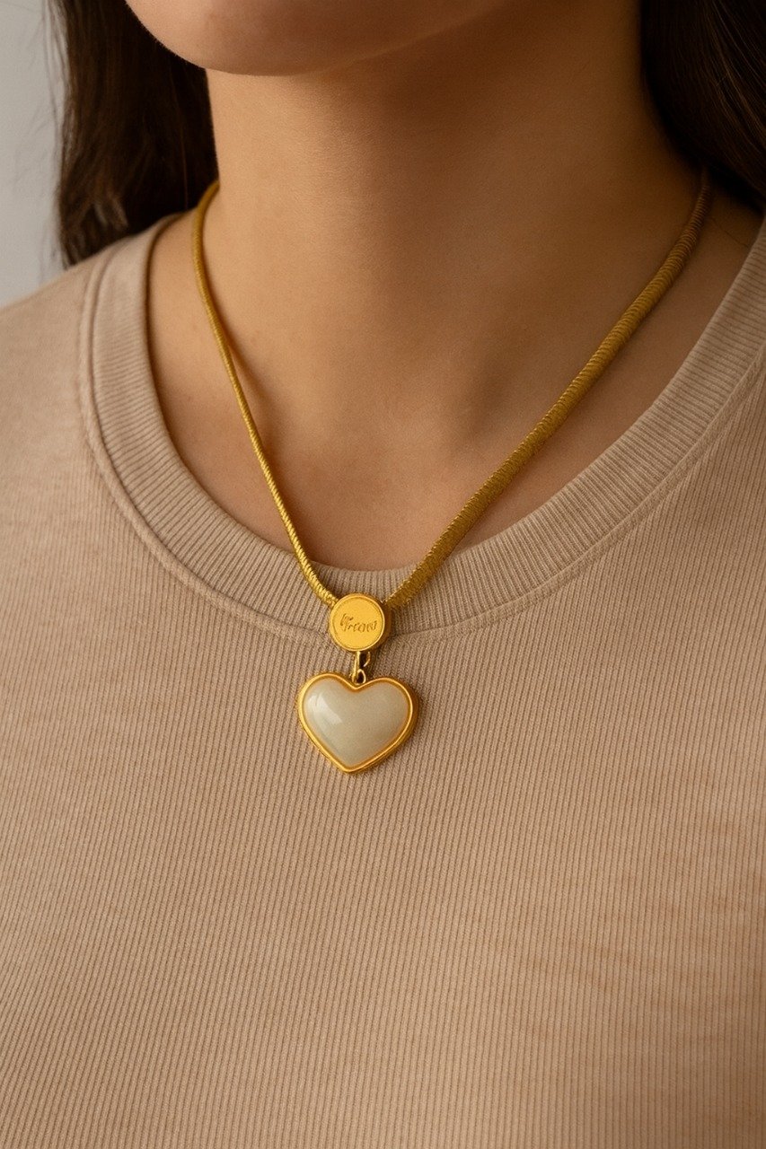 Love Heart Pendant Necklace - Image 2
