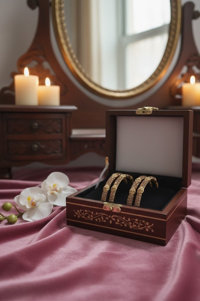 Golden Elegance Bangles