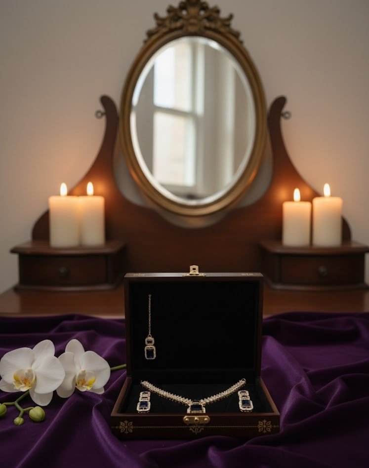 Royal Sapphire Jewelry Set - Image 5